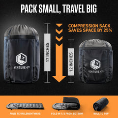 XXL Sleeping Bag For Big Tall Campers