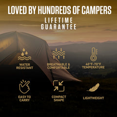 XXL Sleeping Bag For Big Tall Campers