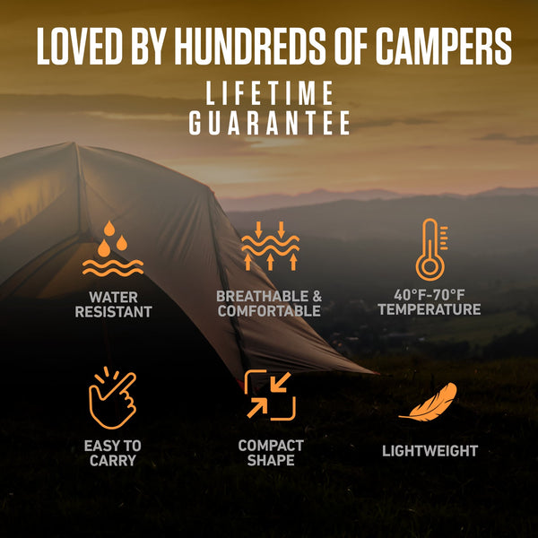 XXL Sleeping Bag For Big Tall Campers