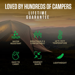 XXL Sleeping Bag For Big Tall Campers