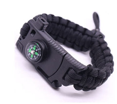 Multifunctional Survival, Outdoor Adventure or Emergency Paracord Bracelet