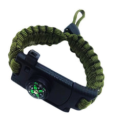 Multifunctional Survival, Outdoor Adventure or Emergency Paracord Bracelet