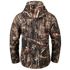 Men's Camouflage Waterproof Softshell Hunting Jacket With Hood