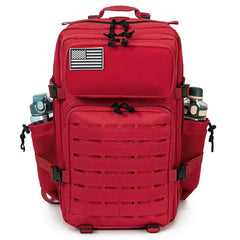 45L Tactical Backpack Outdoor Hiking Rucksack With Bottle Holder