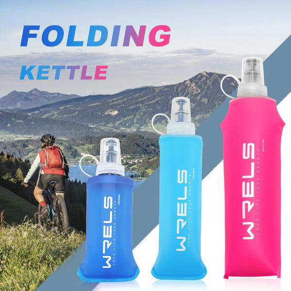 WRELS Soft Water Bottle | Folding Sport Flask