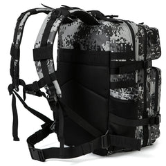 45L Tactical Backpack Outdoor Hiking Rucksack With Bottle Holder