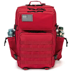 45L Tactical Backpack Outdoor Hiking Rucksack With Bottle Holder