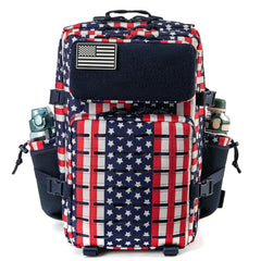 45L Tactical Backpack Outdoor Hiking Rucksack With Bottle Holder