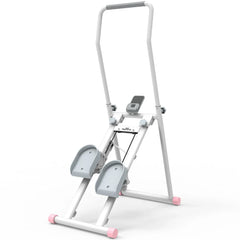 Foldable Stair Stepper with LCD Monitor For Home Gym