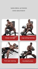 New Upgraded Multi-function Weightlifting Bench