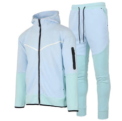 Men's Two-Tone Fleece Athletic Tracksuit