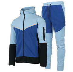 Men's Two-Tone Fleece Athletic Tracksuit