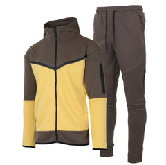 Men's Two-Tone Fleece Athletic Tracksuit
