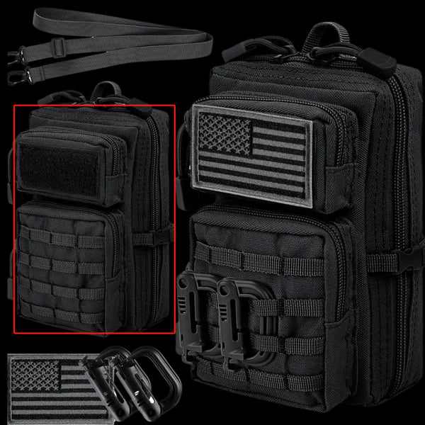 EDC Tactical Molle Pouch with Flag patch
