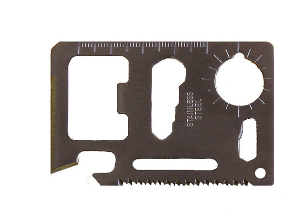 Stainless Steel Wallet Survival Tool
