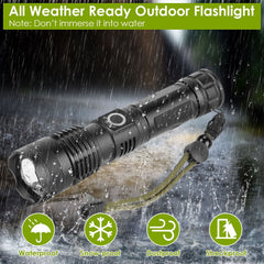 Rechargeable Tactical LED Flashlight-50000 lumens