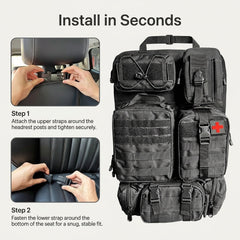Tactical MOLLE Seat Organizer Set
