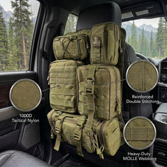Tactical MOLLE Seat Organizer Set