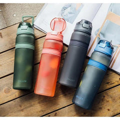 Sport Fitness Drinking Bottles with Straw
