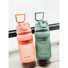 Sport Fitness Drinking Bottles with Straw