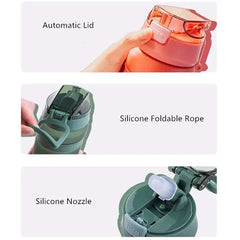 Sport Fitness Drinking Bottles with Straw