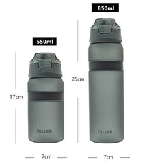 Sport Fitness Drinking Bottles with Straw
