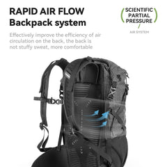 Large-capacity Hiking Backpack, Daypack, 30-35L