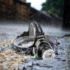 Rechargeable Waterproof LED Headlamp High-Lumen Head Torch