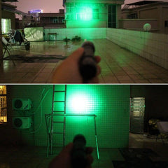 Rechargeable High-Lumen Tactical LED Flashlight With Rail Mount