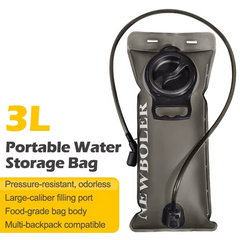 Tactical Hydration Reservoir With Quick Release Hose