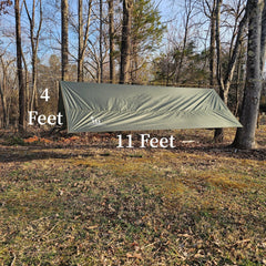 Waterproof 11' Hammock Tarp Outdoor Rain Shelter