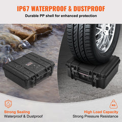 Hard Pistol Cases with Pre-cut Lining, Gun Case for 6 Pistol