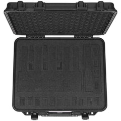 Hard Pistol Cases with Pre-cut Lining, Gun Case for 6 Pistol