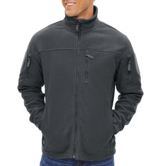 Men's Tactical Fleece Jacket With Multiple Pockets