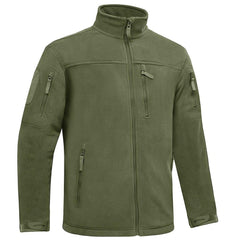 Men's Tactical Fleece Jacket With Multiple Pockets