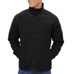 Men's Tactical Fleece Jacket With Multiple Pockets
